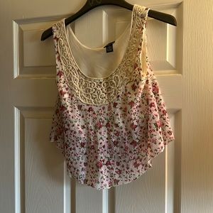 Crop Floral Top